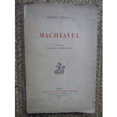 MACHIAVEL par ORESTES FERRARA , 1928