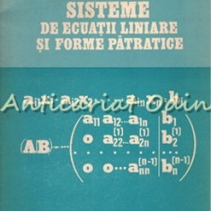 Sisteme De Ecuatii Liniare Si Forme Patratice - Cerchez Mihu