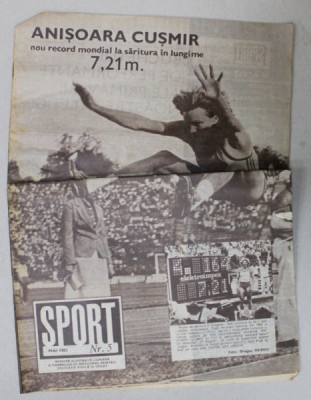 SPORT , REVISTA ILUSTRATA A CONSILIULUI NATIONAL PENTRU EDUCATIE FIZICA SI SPORT , NR. 5 , 1983 foto