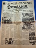 Ziarul cotidianul 1 septembrie 1992 - interviu mihael buruiana,michael schumacher la 23 de ani