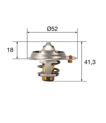 MAHLE TX 85 82 termostat,lichid racire foto