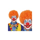 Peruca afro clown portocalie
