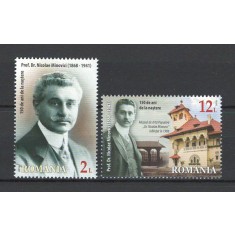 Romania 2018 - LP 2217 nestampilat - 150 de ani Nicolae Minovici - serie