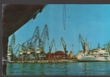 CPIB 24952 CARTE POSTALA - CONSTANTA, VEDERE DIN PORT, CIRCULATA, 1966, STAMPILE