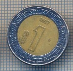 AX 1126 MONEDA - MEXIC - 1 PESO -ANUL 1997 -STAREA CARE SE VEDE