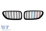 Racitoare cu nervuri duble, lac negru cu decorare M, potrivite pentru BMW Seria 6 F06 Gran Coupe, F12 Cabriolet, F13 Coupe 2011-2018 Performance AutoT