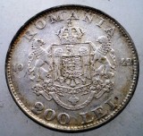 R.076 ROMANIA MIHAI I 200 LEI 1942 ARGINT