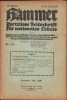 HST Z277 Revista protonazistă Hammer 446/1921