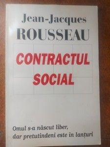 Contractul social- Jean-Jacques Rousseau foto