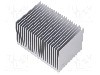 Radiator extrudat, aluminiu, 50mm x 75mm, naturala, FISCHER ELEKTRONIK - SK 628 50 AL foto