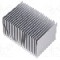 Radiator extrudat, aluminiu, 50mm x 75mm, naturala, FISCHER ELEKTRONIK - SK 628 50 AL