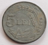 Romania, 5 Lei 1942 Zinc