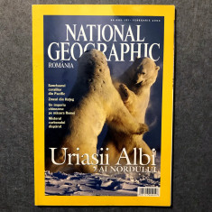 Revista National Geographic România 2004 Februarie, vezi cuprins