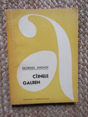 CAINELE GALBEN - GEORGES SIMENON foto