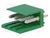 Conector pas semnal, 4 pini, pas pini 3.96mm, tata, TE Connectivity - 280610-1