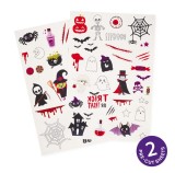 Set 50 tatuaje temporare - Halloween | Legami