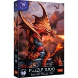 Puzzle trefl 1000 premium plus colectia fantasy dragon de foc