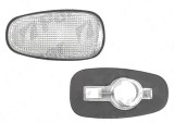 Lampa semnalizare laterala Opel Astra G, 01.1998-08.2009; Zafira, 01.1999-05.2005, fata, Stanga = Dreapta, WY5W; alb, negru carcasa; fara suport becu, TYC