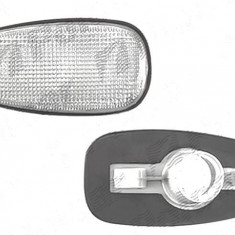 Lampa semnalizare laterala Opel Astra G, 01.1998-08.2009; Zafira, 01.1999-05.2005, fata, Stanga = Dreapta, WY5W; alb, negru carcasa; fara suport becu