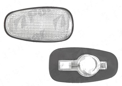 Lampa semnalizare laterala Opel Astra G, 01.1998-08.2009; Zafira, 01.1999-05.2005, fata, Stanga = Dreapta, WY5W; alb, negru carcasa; fara suport becu foto