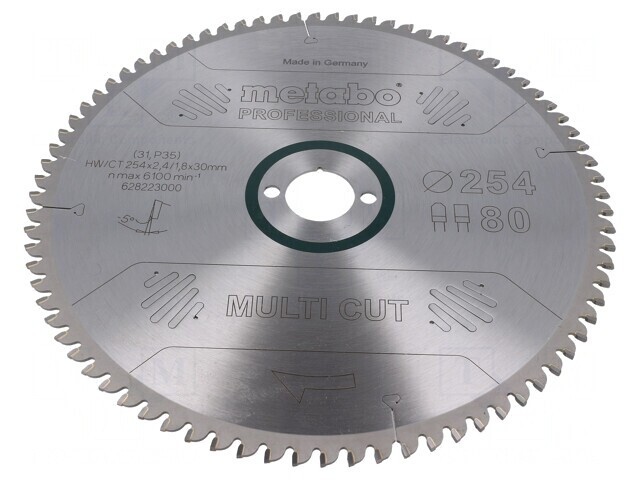 Disc Ferăstrău Circular 254mm 80 Dinți