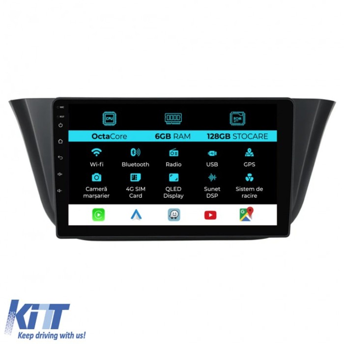 Navigatie Dedicata Iveco Daily (2014-2021), 9Inch, 6Gb Ram, 128Gb Stocare, Carplay Performance AutoTuning