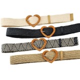 Cumpara ieftin Curea elastica din rafie Heart