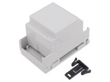 Carcasă şină DIN Y 90mm X 53mm Z 58mm PPO gri deschis