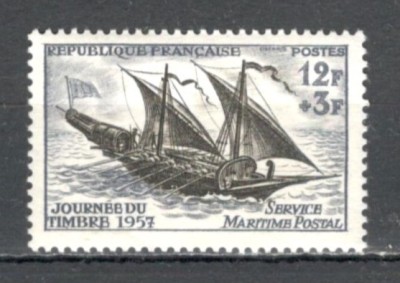 Franta.1957 Ziua marcii postale SF.274 foto