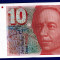 (2) BANCNOTA ELVETIA - 10 FRANCS ND (1979-1992), A 6-A EDITIE, STARE FOARTE BUNA