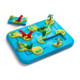 Smart Games - Dinosaurs Mystic Islands, joc de logica cu 80 de provocari, 6+ ani, editie lb. Romana