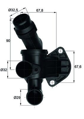 MAHLE TI 7 87 termostat,lichid racire foto