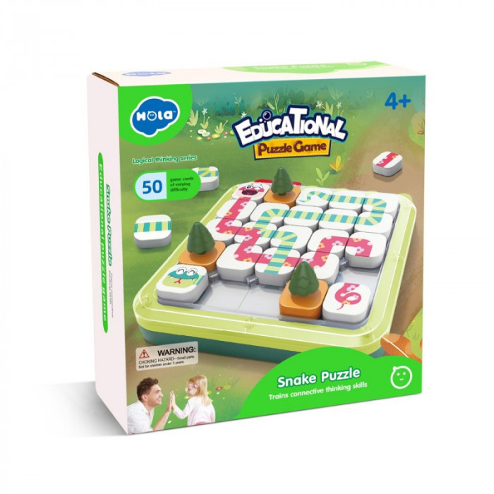 Joc educational Puzzle Sarpe, 3 ani+