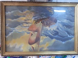 Tablou Acuarela veche marina foto