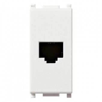 Vimar Priza telefon 14320, RJ11, alb - 8007352108769 foto