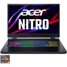 Laptop Gaming Acer Nitro 5 AN517-42 cu procesor AMD Ryzen™ 5 6600H pana la 4.50 GHz, 17.3 Full HD, IPS, 144Hz, 16GB, 1TB SSD, NVIDIA® GeForce RTX™ 307