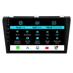 Navigatie Dedicata Mazda 3 (2003-2009), 9Inch, 6Gb Ram, 128Gb Stocare, Carplay