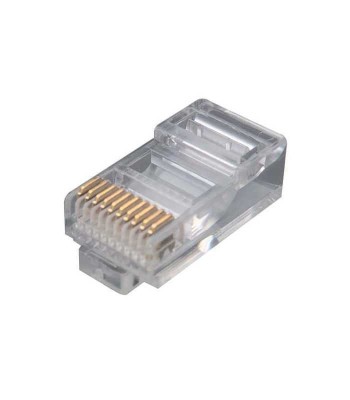 Mufa RJ50 tata 10 pini 10p10c pe cablu IDC de crimpat ENCITECH RJ48-10P10CR foto