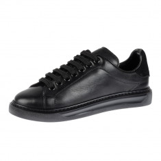 Pantofi sport dama din piele naturala Dyany Mojo D, negru - Fabricat în Bucovina