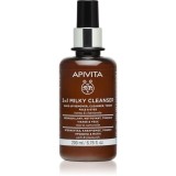 Apivita Cleansing Milk Face &amp; Eyes Lapte demachiant 3 &icirc;n 1 pentru față și ochi 200 ml