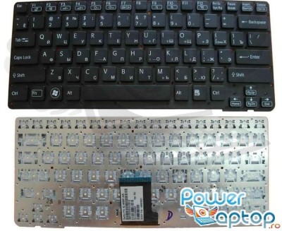 Tastatura Sony Neagra Vaio VPCCA2S1E layout US fara rama enter mic, Vaio VPCCA2SOE R layout US fara rama enter foto