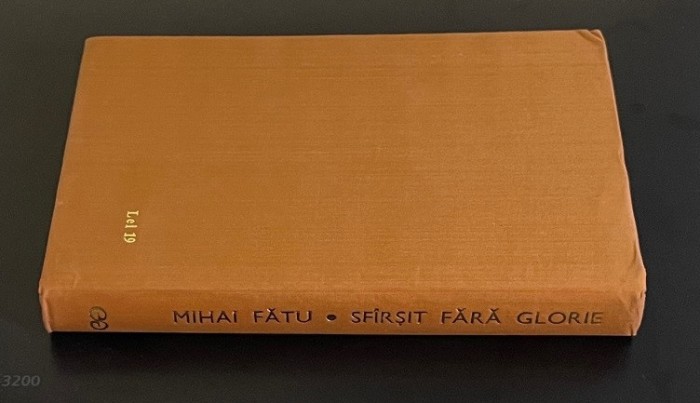 sfarsit fara glorie de mihai fatu partidele taraneti 1944-1947 cartonata