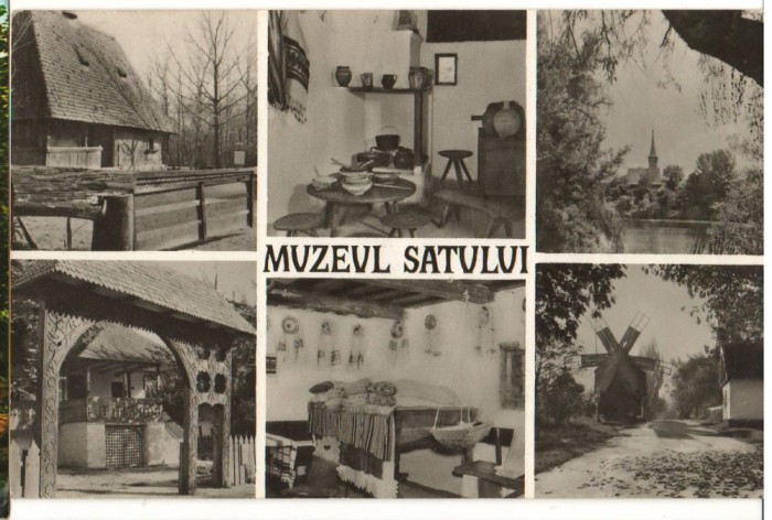 CPIB 18417 CARTE POSTALA - BUCURESTI. MUZEUL SATULUI, MOZAIC