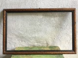arta / design / vintage - Rama deosebita din lemn pentru fotografii sau diverse lucruri !