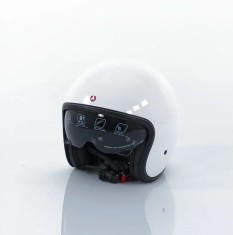 Casca Motocicleta, Scuter, Triciclu, Rotakt OP11, ABS, Certificare ECE.R22.06, Alb, Marime M