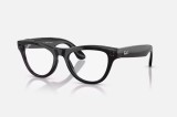 Ray-Ban Meta Skyler Gen 1 High Bridge Fit Shiny Black Clear Amethyst Transitions 52-20