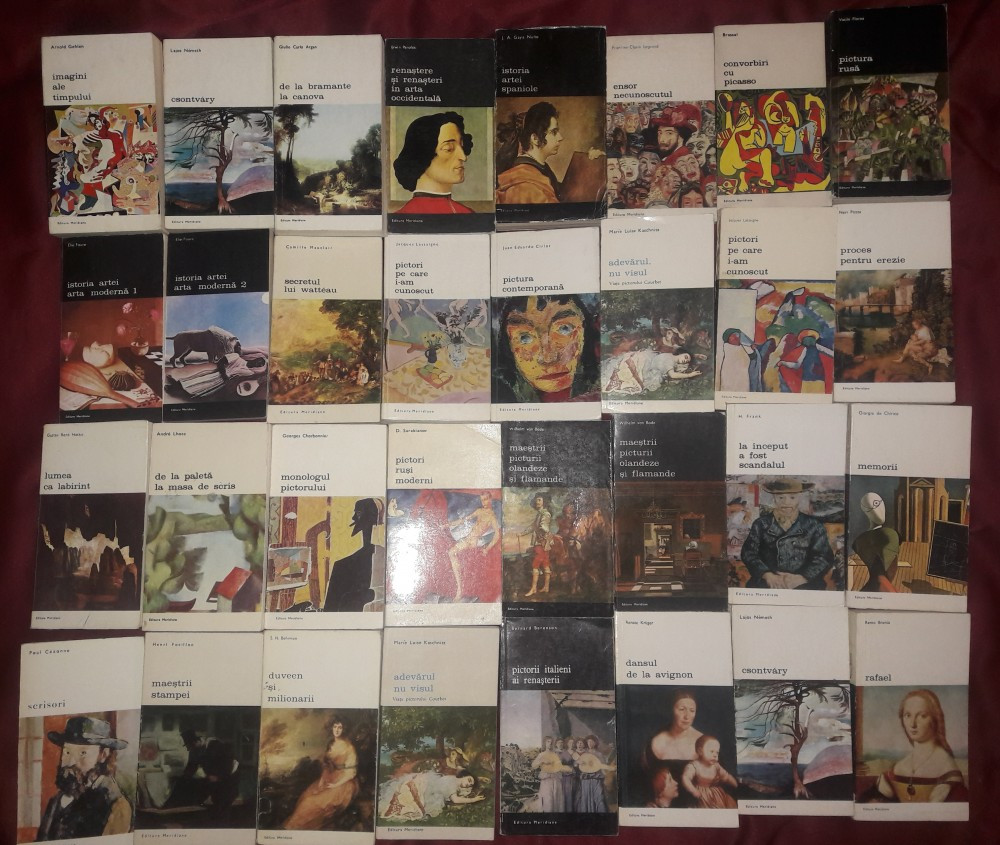 Colectia Biblioteca de Arta ,20 numere,8 lei bucata,carte/revista si 10 x  10 lei | Okazii.ro
