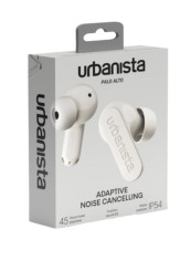 Urbanista Palo Alto In-ear Headphones W. Adaptive Anc White Android Devices|Apple Devices|PC