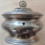 Berndorf zaharniță din alpaca, fără cheie, din 1880-1927