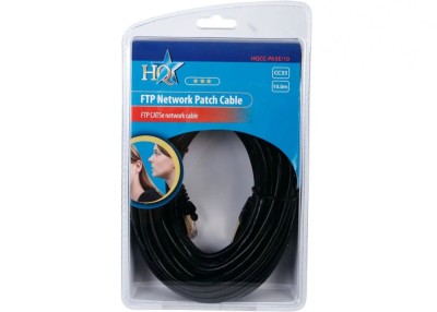 Cablu HQ retea FTP croscable 10m cat 5e foto